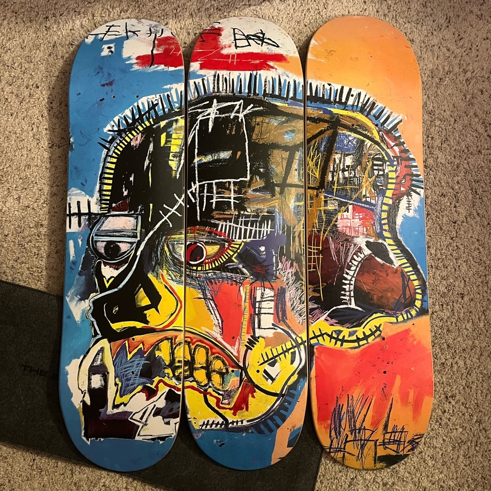 Jean-Michel Basquiat “Skull” × The Skate Room Skateboard Set
